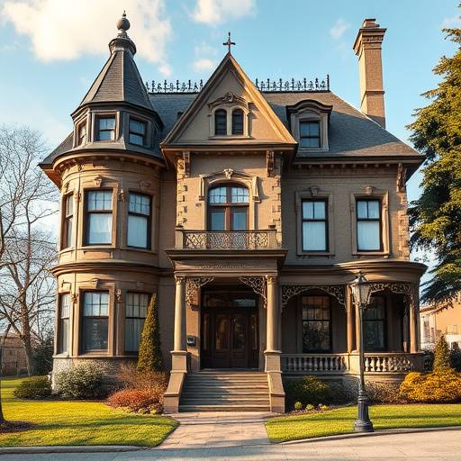 Elegant Victorian Mansion Exterior